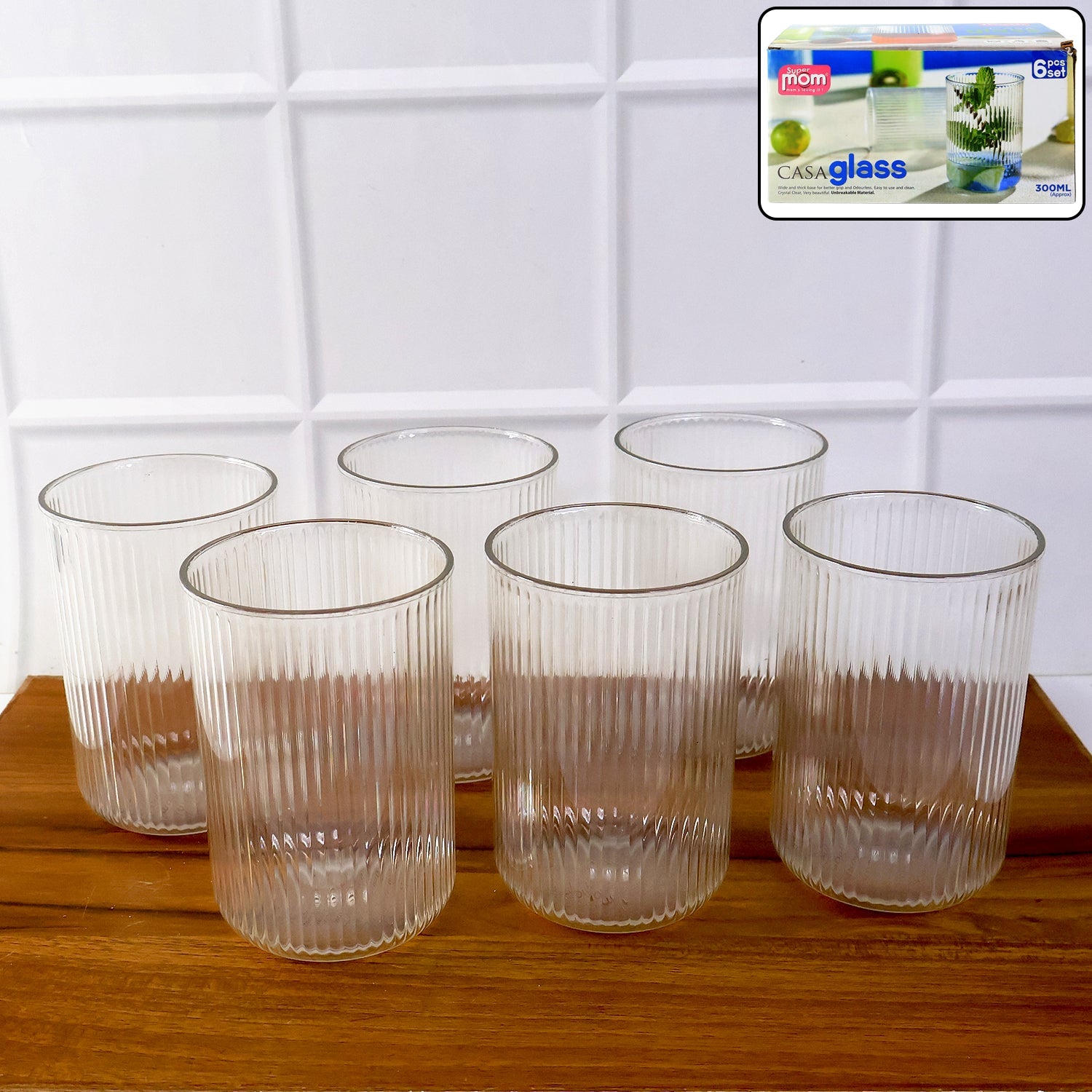 Supermom Plastic Casa Glass Set Supermom Plastic Casa Glass Set